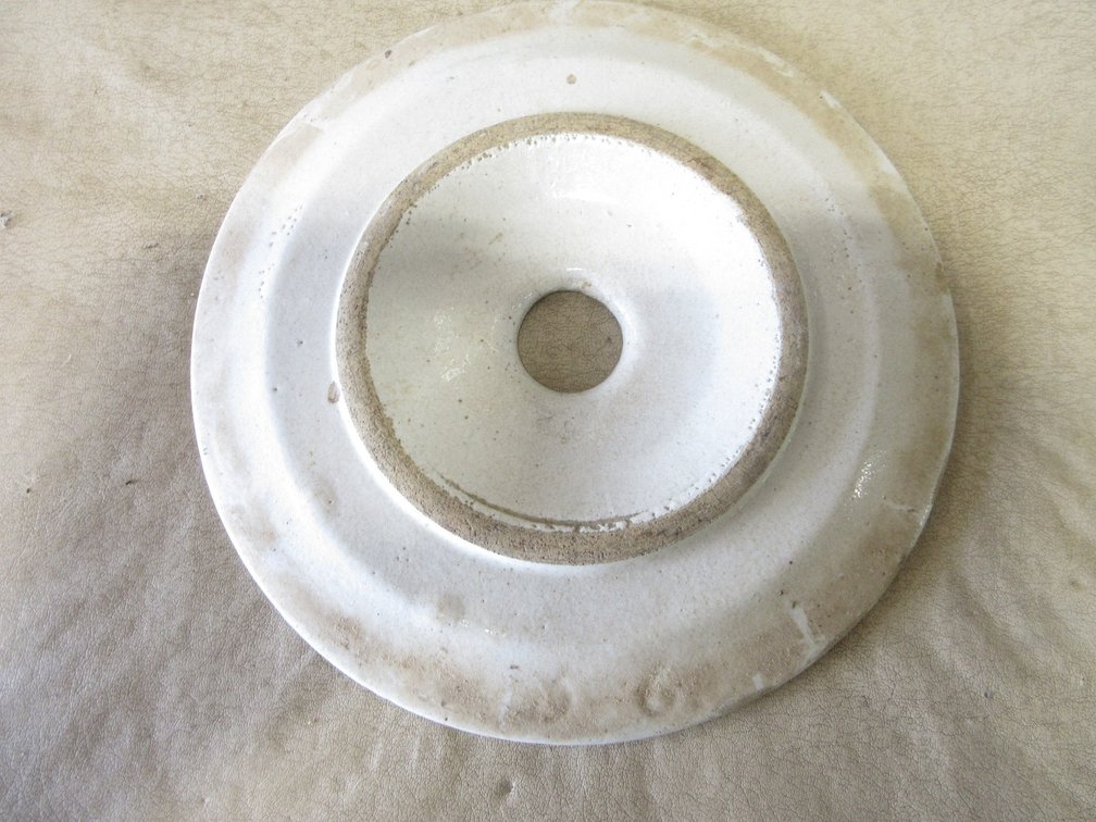 Stoneware butter churn lid