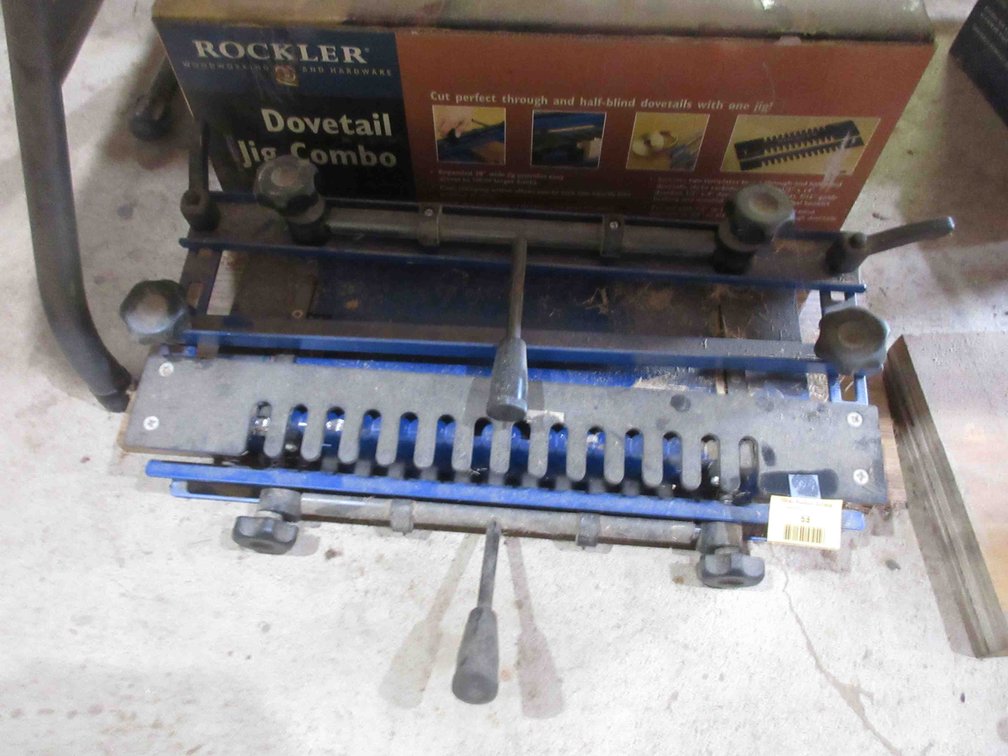 Rockler dovetail jig combo
