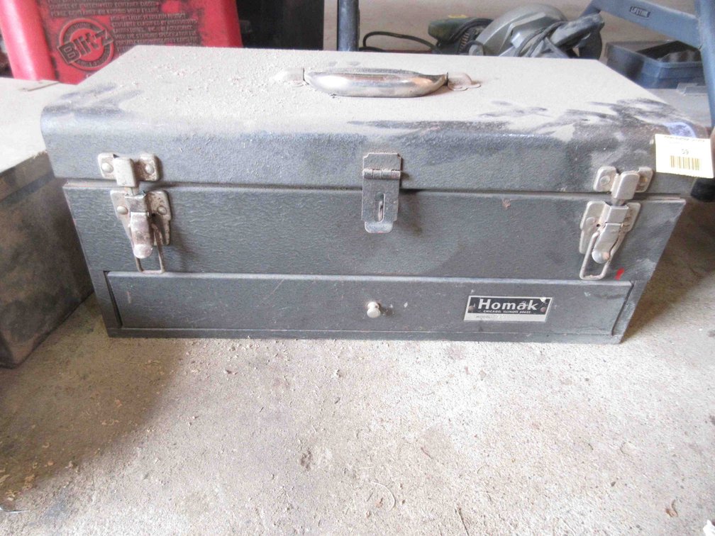 Homak metal tool box