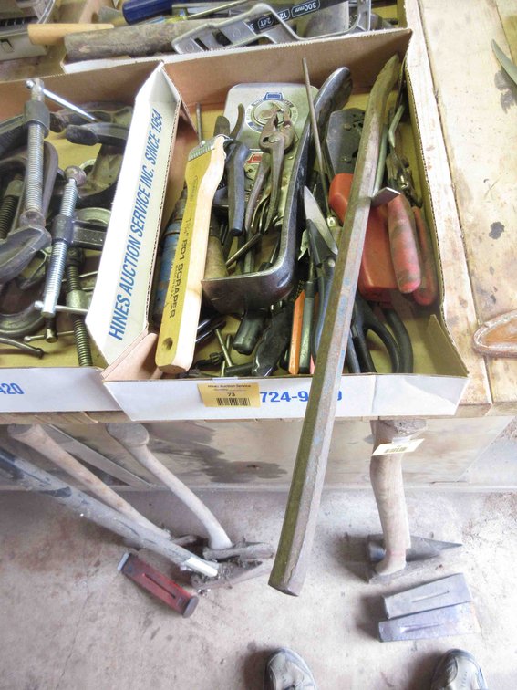 Flat of tools