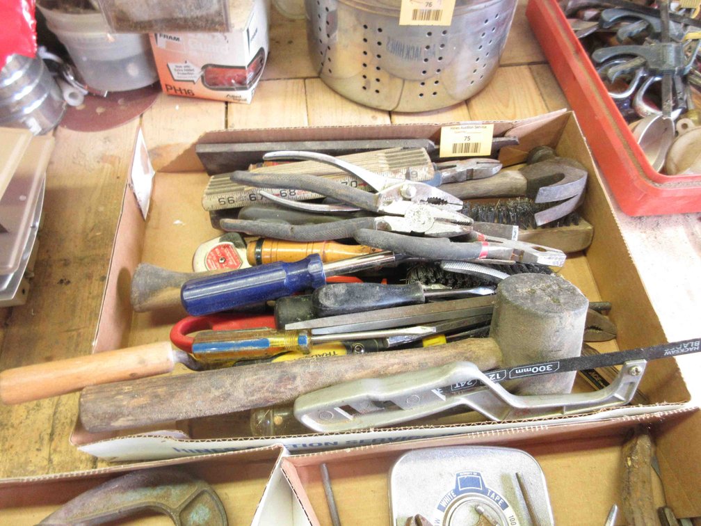 Flat of tools