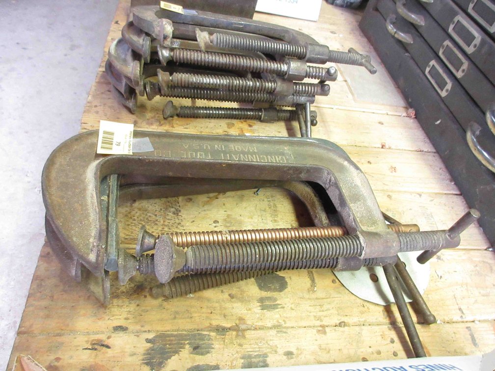 (4) C-clamps