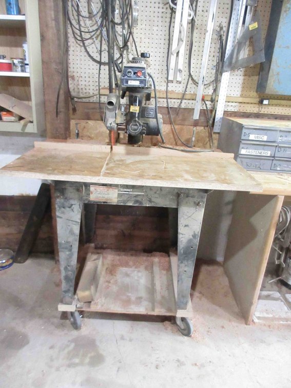 DeWalt 12" radial arm saw