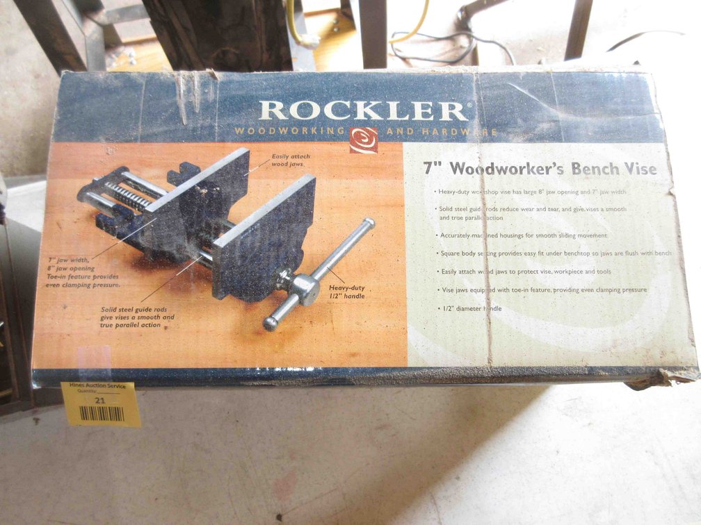 Rockler woodworker's bench vise