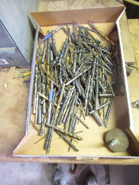 Flat of drill bits
