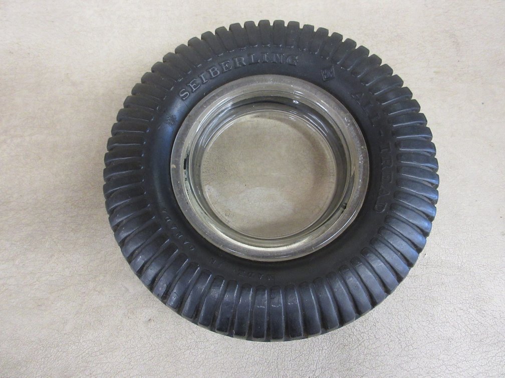 Seiberling All-Tread tire ashtray