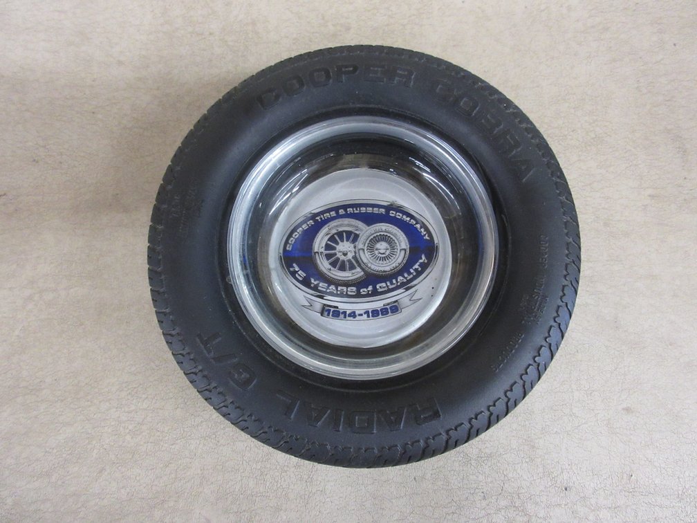 Cooper Tire and Rubber Company tire ashtray