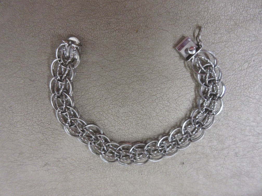 Marked sterling charm bracelet