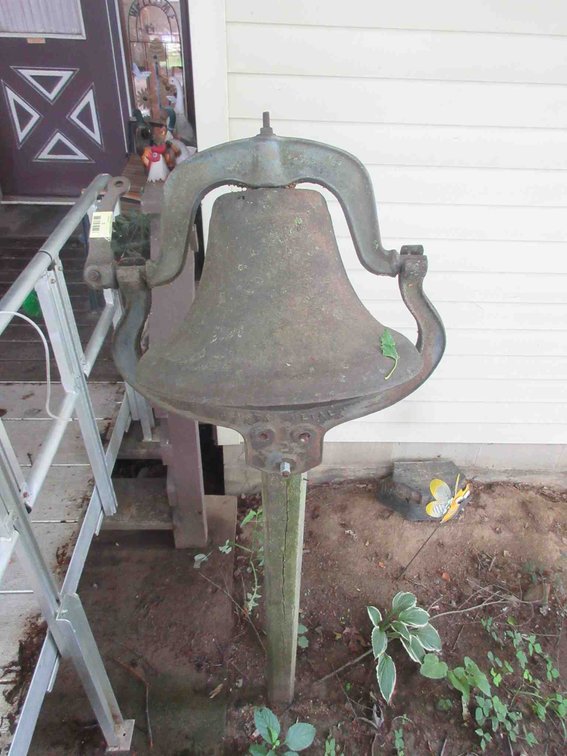 Crystal Metal cast iron bell with yoke