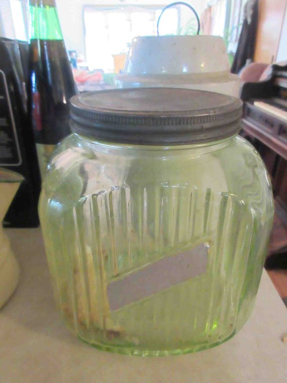 Green Depression canister