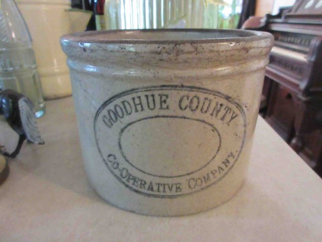 Image for Goodhue County Cooperative Company stoneware butter crock