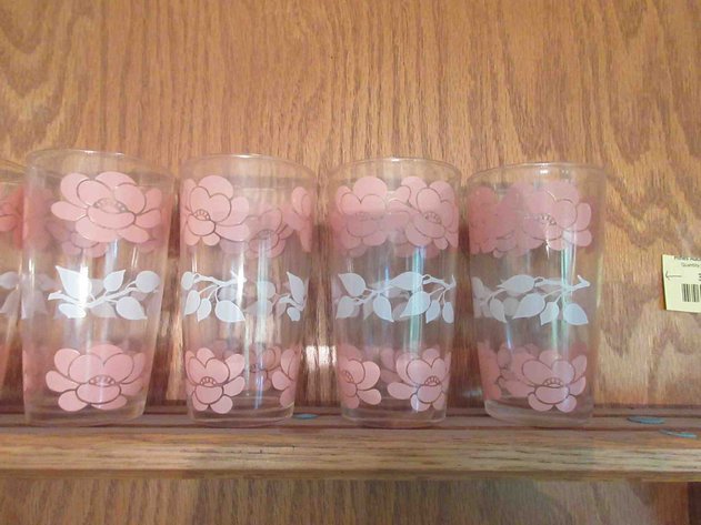 Image for Group of vintage juice glasses