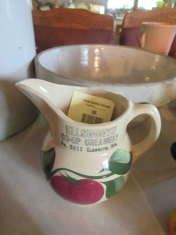 Image for Watt Ellsworth Co-op Creamery apple pitcher