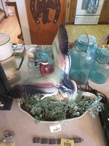 Image for Duck pottery TV lamp