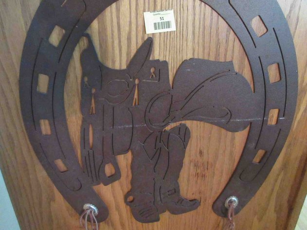 Image for Cut metal horseshoe wall art