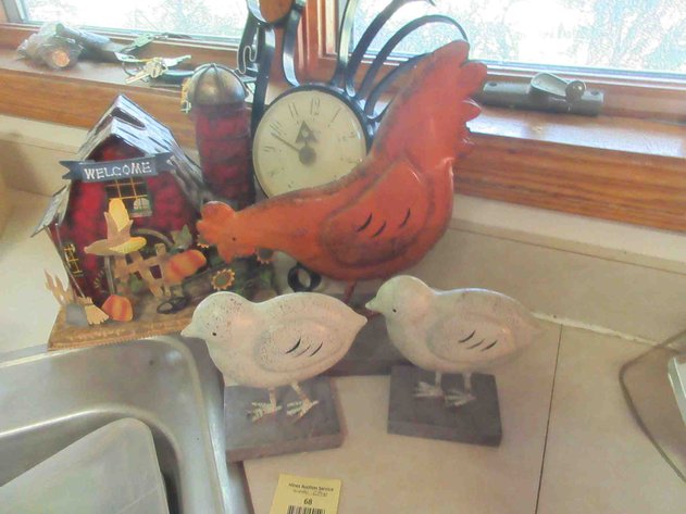 Image for Group of chicken collectibles