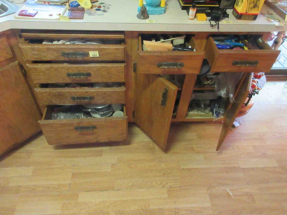 Contents of (6) drawers and lower cabinet