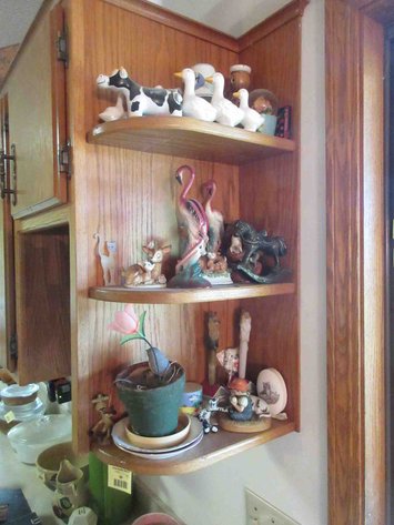 Image for Group on upper cabinet side shelves