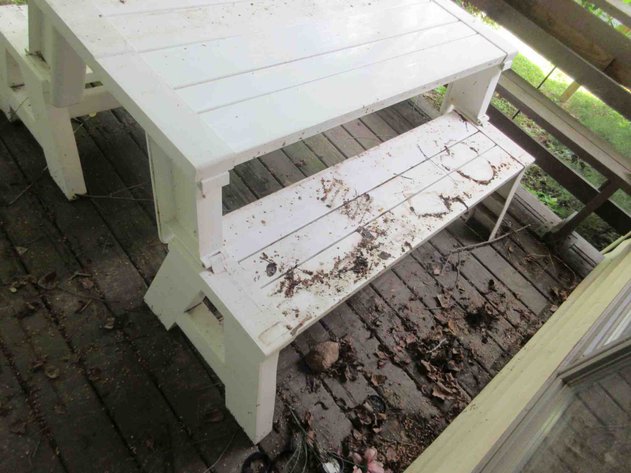 Image for 2-Piece plastic folding picnic table/bench set