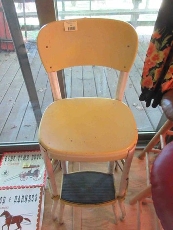 Image for Vintage Cosco metal kitchen stool