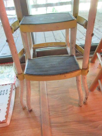 Image for Vintage Cosco metal kitchen stool