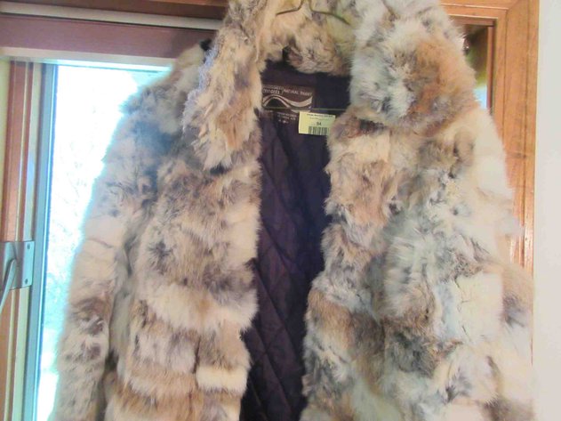 Image for Montgomery Ward Natural rabbit jacket