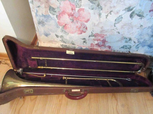 Image for Pan American brass trombone