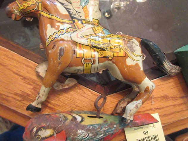 Image for (2) Vintage tin toys