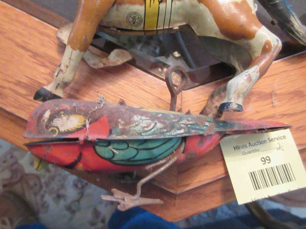Image for (2) Vintage tin toys