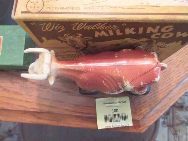 Image for Wiz Walker plastic milking cow with box