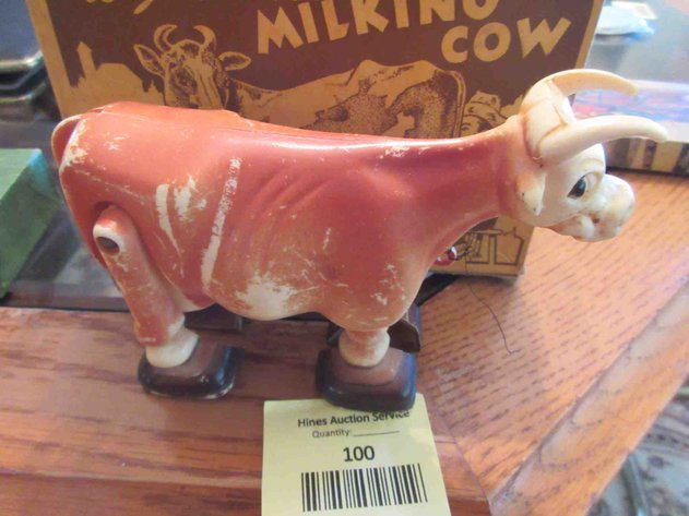 Image for Wiz Walker plastic milking cow with box