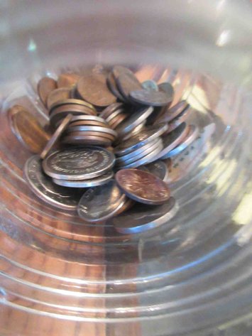 Image for Jar of coins and currency