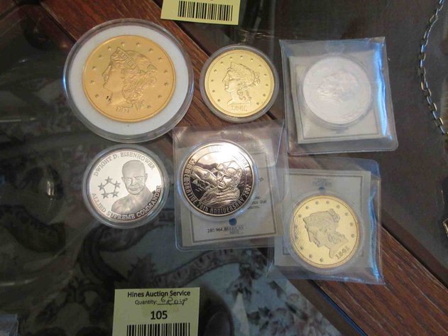 Image for (6) Collectible coins