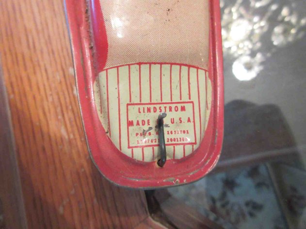 Image for Lindstrom tin litho wind up boat