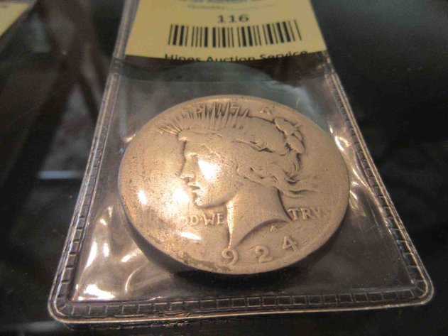 Image for 1924 Peace dollar