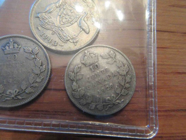 Image for (3 )Silver foreign coins
