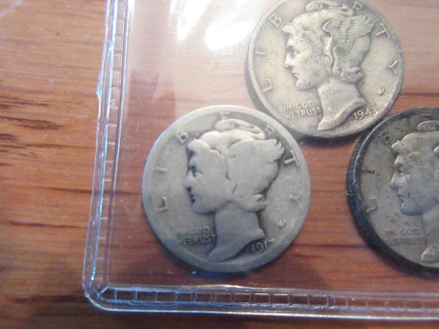 Image for (3) Mercury silver dimes
