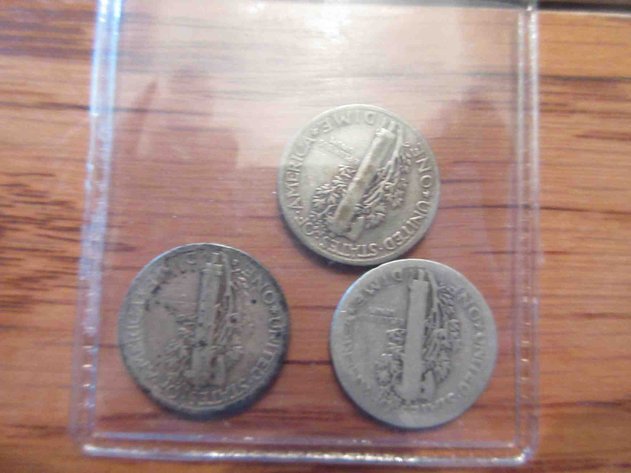 Image for (3) Mercury silver dimes