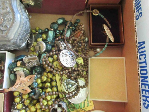 Image for Flat of costume jewelry