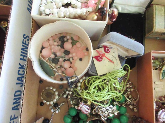 Image for Flat of costume jewelry