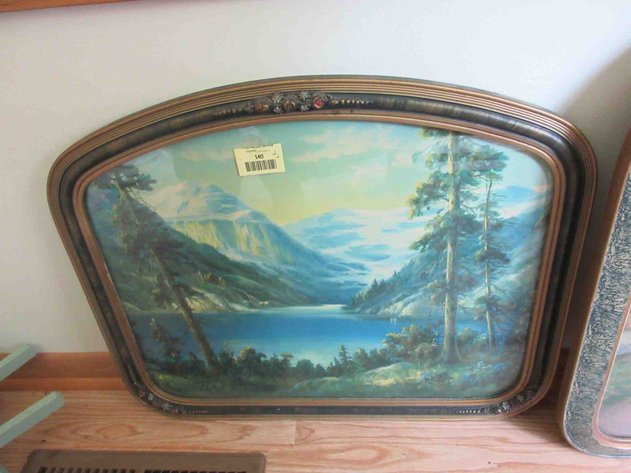 Image for (2) Antique lithographs in frames