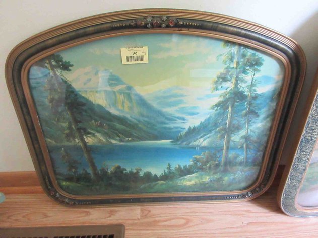 Image for (2) Antique lithographs in frames