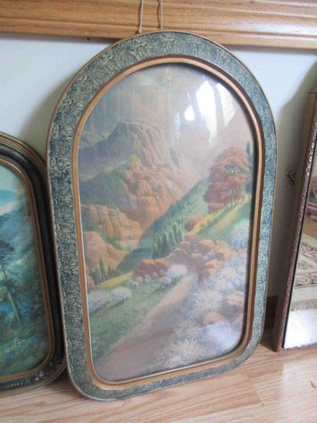 Image for (2) Antique lithographs in frames