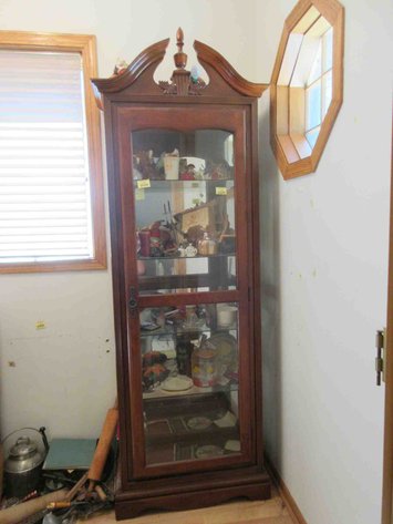 Image for Lighted curio cabinet