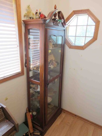 Image for Lighted curio cabinet
