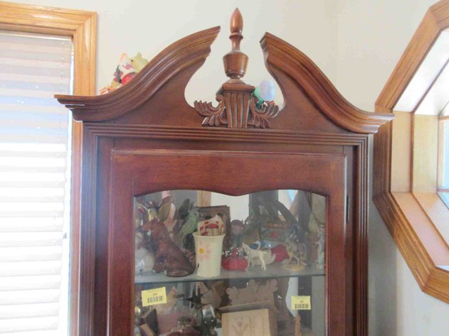 Image for Lighted curio cabinet
