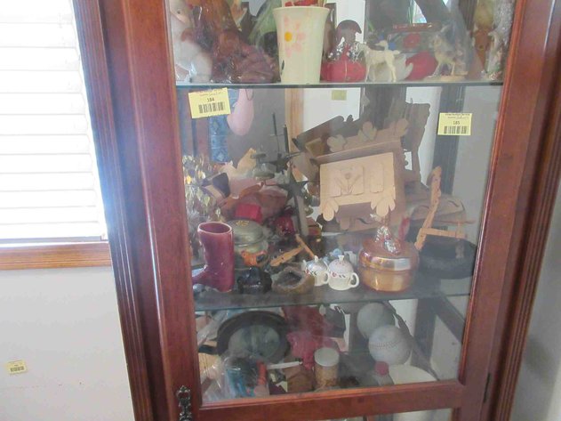 Image for Lighted curio cabinet