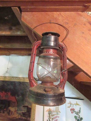 Image for (4) Vintage lanterns on stairway
