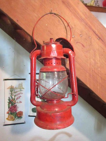 Image for (4) Vintage lanterns on stairway
