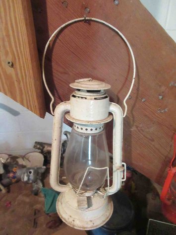 Image for (4) Vintage lanterns on stairway